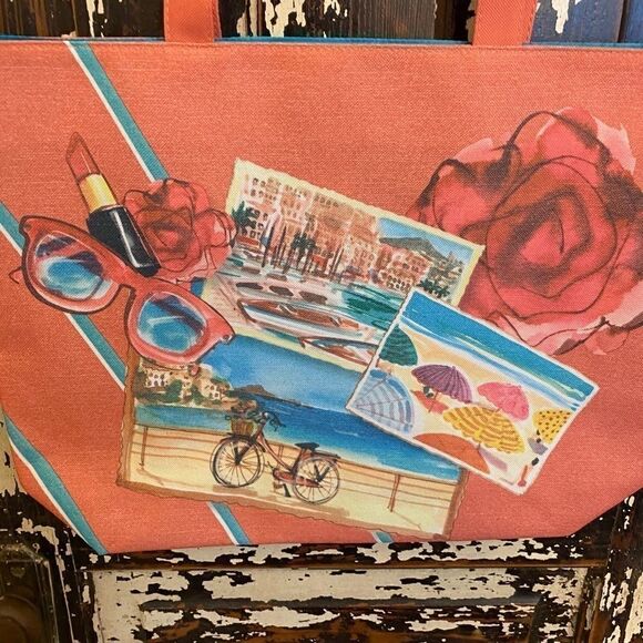 Lancôme reusable canvas tote. - Picture 2 of 9